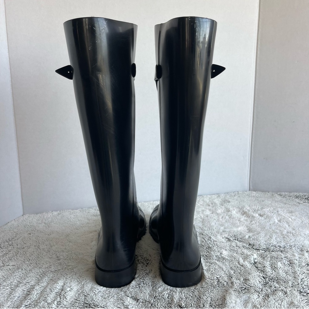 Fendi #TK2672 Rubber Rain Boots Women Size 38 - Picture 5 of 12